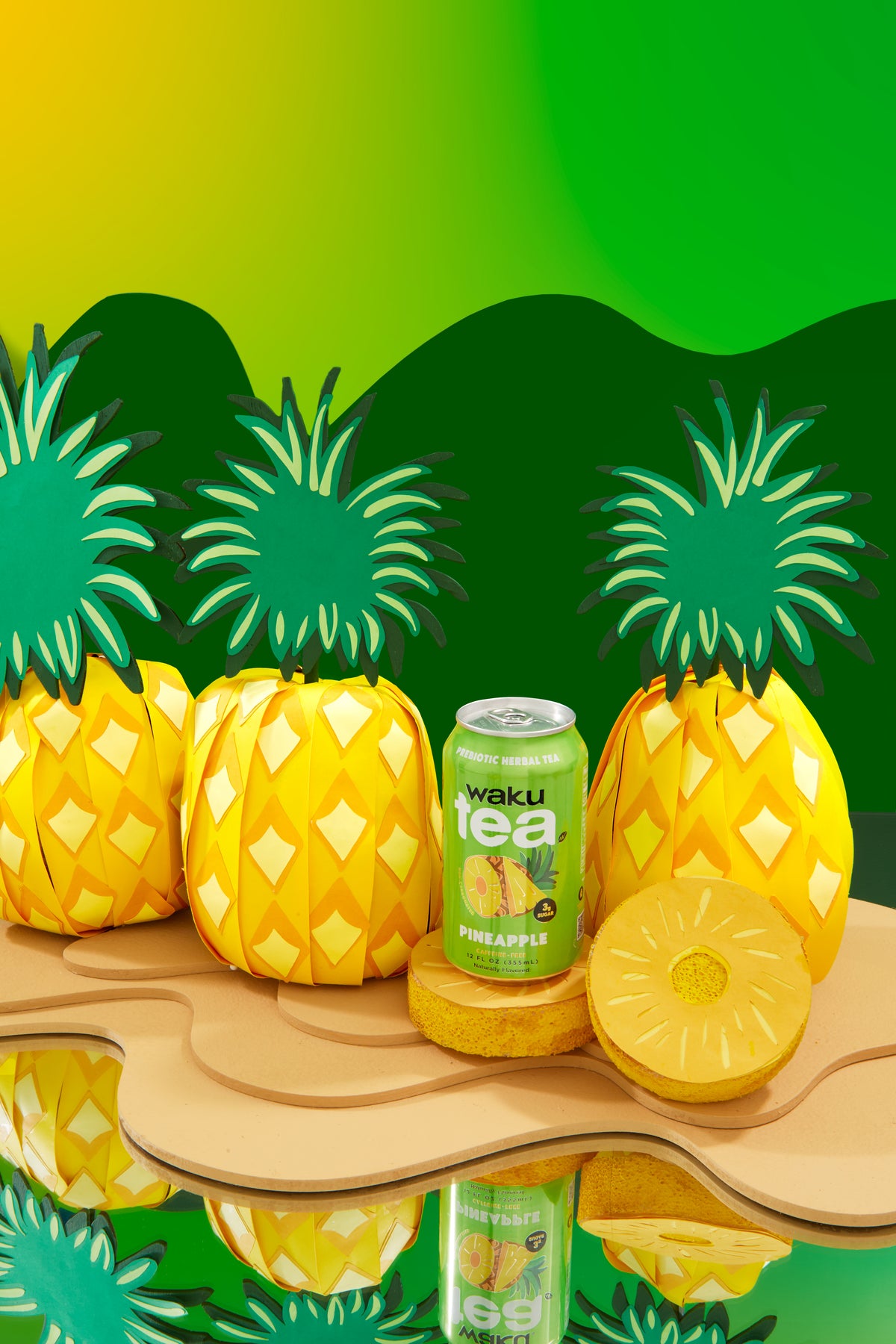 plant you pineapple tea Waku Passion Fruit | Prebiotic Herbal Tea
