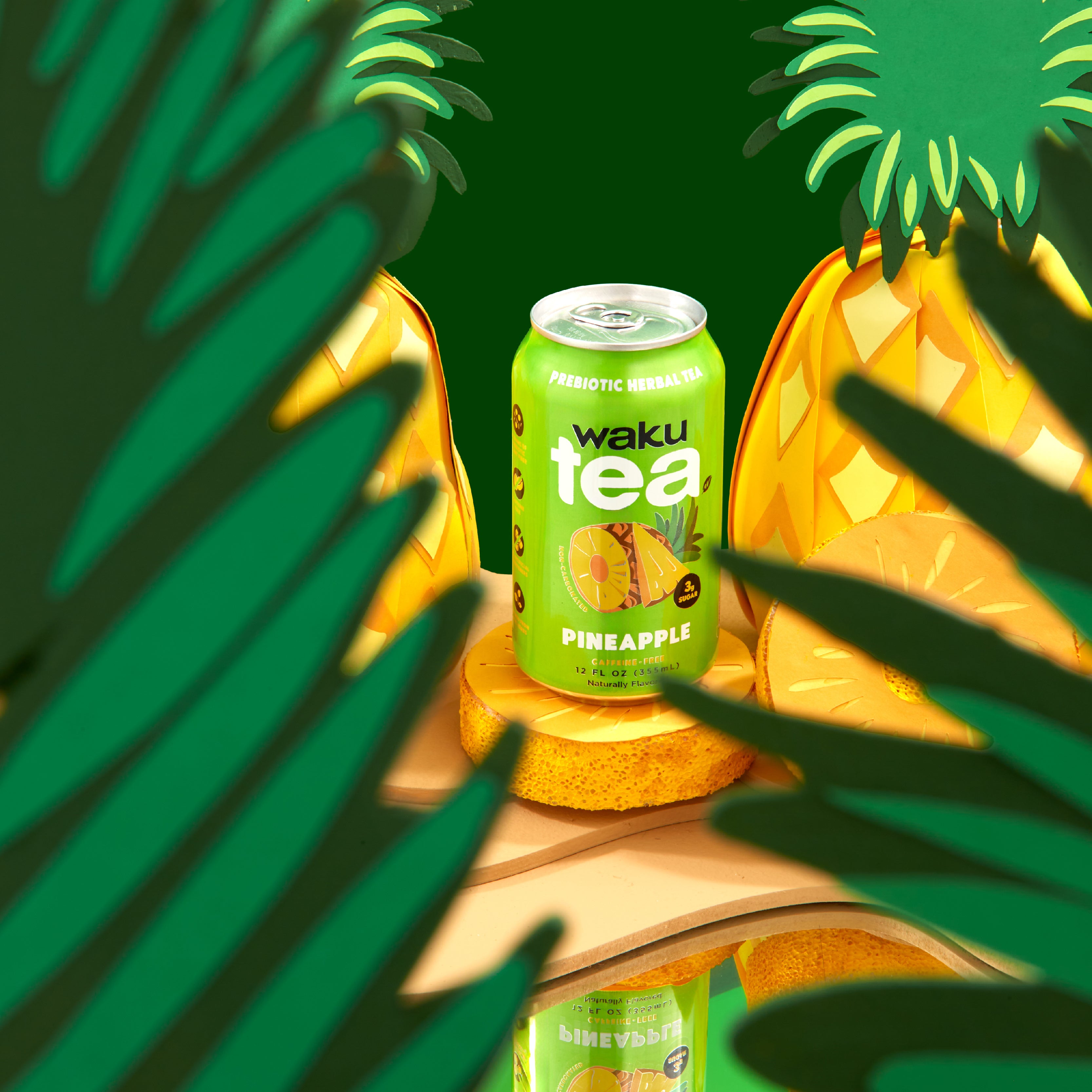 pineapple tea for plants Waku Passion Fruit | Prebiotic Herbal Tea