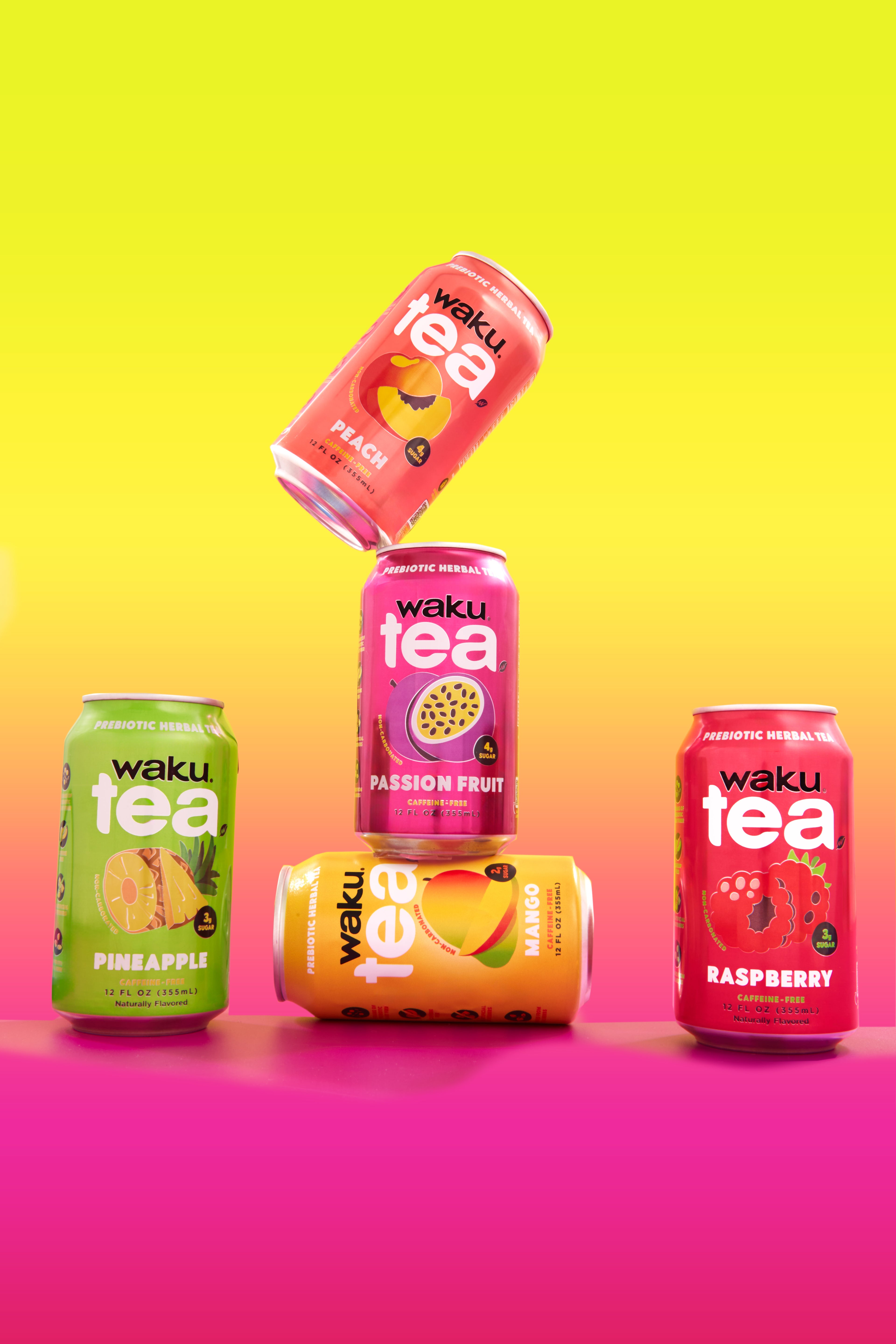 Waku Passion Fruit | Prebiotic Herbal Tea - Waku